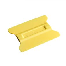 Con raschietto per pellicola magnetica per auto, strumento raschietto alato in plastica (giallo)