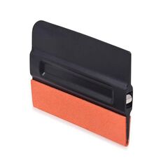 Raschietto per pellicola per auto in PP moderato, imitazione pelle di daino con attrazione magnetica (nero)