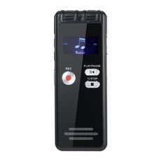 SK6 0,8 pollici LED Screen Interview Recorder USB ricaricabile Lettore MP3 senza memoria