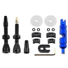 Valvola per vuoto francese tubeless per bici da strada da montagna, colore: 44 mm nero B