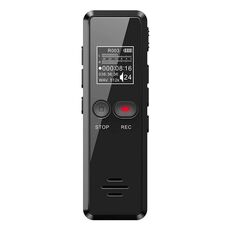 8 GB Schermo LCD da 0,9 pollici Intervista Mini HD Registratore USB Lettore MP3 di ricarica