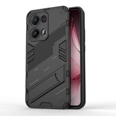 Per OPPO Reno13 Pro 5G Global Punk Armor 2 in 1 PC + TPU Custodia per telefono con supporto (nero)