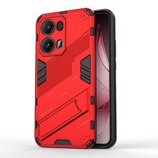 Per OPPO Reno13 Pro 5G Global Punk Armor 2 in 1 PC + TPU Custodia per telefono con supporto (rosso)