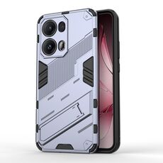 Per OPPO Reno13 Pro 5G Global Punk Armor 2 in 1 PC + TPU Custodia per telefono con supporto (grigio)