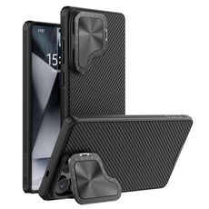 Per Samsung Galaxy S25 Ultra 5G NILLKIN CamShield Prop Custodia per telefono PC (nero)