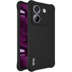 Per Xiaomi POCO M7 Pro 5G imak Custodia antiurto per telefono in TPU con airbag (nero opaco)