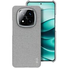 Per Redmi Note 14 Pro+ 5G imak Ruiyi Series Custodia per telefono in tessuto con texture PU + PC (grigio chiaro)