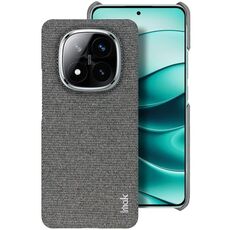 Per Redmi Note 14 Pro+ 5G imak Ruiyi Series Custodia per telefono in tessuto PU + PC (grigio scuro)