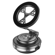 C6 Supporto per auto girevole pieghevole regolabile con ventosa magnetica per telefono (grigio)