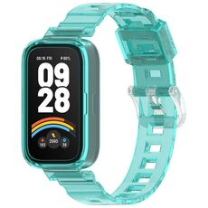 Per Redmi Band 3 / Xiaomi Smart Band 9 Active Color Changing TPU Watch Band (blu)