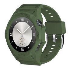 Per Huawei Watch GT 4 / GT 5 46mm Cinturino anti-caduta in TPU integrato (verde militare)