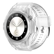 Per Huawei Watch GT 4 / GT 5 46mm Cinturino anti-caduta in TPU integrato (trasparente satinato)