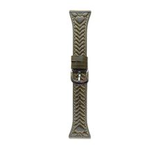 Per Amazfit Active 20mm Cinturino in pelle goffrata a forma di cuore (verde retrò)