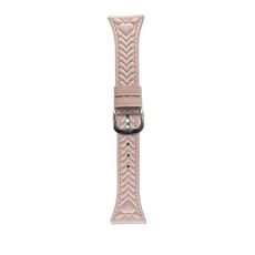 Per Amazfit Active 20mm Cinturino in pelle goffrata a forma di cuore (rosa)