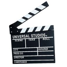Tavola da regista in legno per riprese video, film, scene cittadine, fotografia, accessori, stile: piccola U nera
