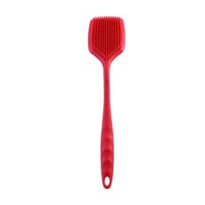 ZYA-251 Spazzola per la pulizia della pentola integrata in silicone Spazzola per la pulizia della cucina per la casa Spazzola per lavare i piatti(Rosso)