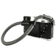 Cinturino da polso per fotocamera con corda da arrampicata Bracciale resistente all'usura per fotocamera SLR (grigio)