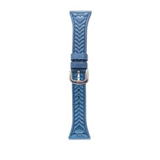 Per Amazfit Bip 5 / GTR 4 Cinturino in pelle con stampa a forma di cuore da 22 mm (blu fiordaliso)