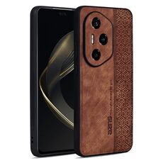 Per Honor 300 Pro / 300 Ultra AZNS Custodia per telefono con effetto pelle in rilievo 3D (marrone)