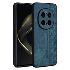Custodia per telefono con effetto pelle in rilievo 3D per Honor Magic7 Pro AZNS (verde scuro)