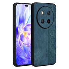 Per Honor X60 Pro AZNS Custodia per telefono con effetto pelle in rilievo 3D (verde scuro)