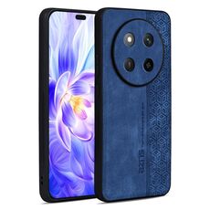 Per Honor X60 Pro AZNS Custodia per telefono con effetto pelle in rilievo 3D (blu zaffiro)