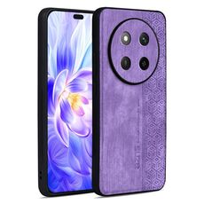Per Honor X60 Pro AZNS Custodia per telefono con effetto pelle in rilievo 3D (viola)