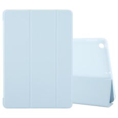 Per iPad 10.2 2021/2020/2019 GEBEI Custodia per tablet in pelle antiurto con supporto pieghevole a 3 ante (azzurro cielo)