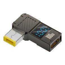 Adattatore per display digitale di ricarica per computer da 100 W, specifiche: tipo C a Lenovo Square Port
