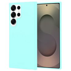 Per Samsung Galaxy S25 Ultra 5G GOOSPERY SOFT FEELING Custodia morbida in TPU liquido per telefono (verde menta)