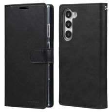 Per Samsung Galaxy S25+ 5G GOOSPERY MANSOOR DIARY Custodia in pelle con 9 slot per schede (nero)