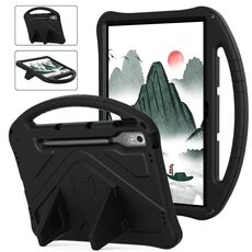 Per Lenovo Xiaoxin Pad Pro 12.7 2025 Custodia antiurto per tablet EVA con supporto (nero)