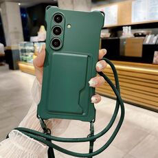 Per Samsung Galaxy S23 FE 5G Custodia per telefono antiurto a quattro angoli in TPU liquido (verde)