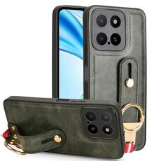 Per Honor X5b 4G / X5b Plus 4G Custodia per telefono con cinturino in pelle (verde)