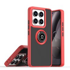 Per Xiaomi 14T Q Shadow 1 Series TPU + PC Custodia per telefono con anello (rosso)