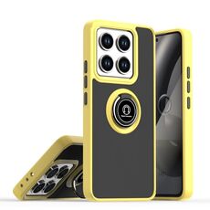 Per Xiaomi 14T Q Shadow 1 Series TPU + PC Custodia per telefono con anello (giallo)