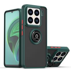 Per Xiaomi 15 Pro Q Shadow 1 Series TPU + PC Custodia per telefono con anello (verde scuro)