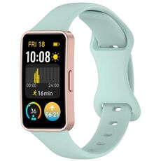 Per Huawei Band 9/8 Slim Reverse Buckle Cinturino in silicone (blu)