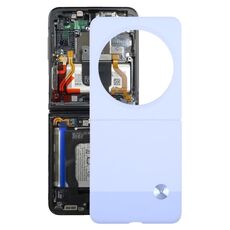 Per Tecno Phantom V Flip Cover posteriore batteria originale (viola)