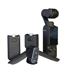 Per adesivi per fotocamera DJI Pocket 3 Pellicola protettiva antigraffio non adesiva (matrice nera)