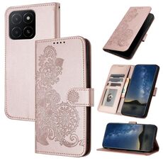 Per Honor X5b / X5b Plus Global Datura Flower Custodia in pelle con stampa flip per telefono (oro rosa)