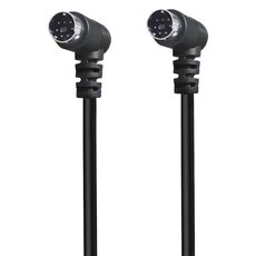 Cavo audio/video Mini DIN 7 pin S-Video Core, lunghezza: 1,8 m (da gomito a gomito)