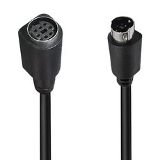 Cavo audio/video Mini DIN 7 pin, lunghezza: 1,8 m (maschio-femmina dritto)