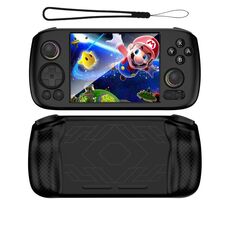 Per custodia protettiva in silicone per console di gioco ANBERNIC RG406H (nero)