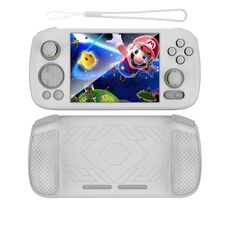 Per custodia protettiva in silicone per console di gioco ANBERNIC RG406H (bianca)