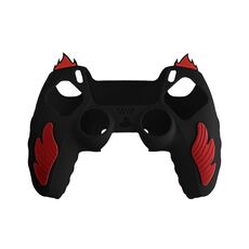 Per Sony PS5 Custodia protettiva in silicone per gamepad Flame (nero)