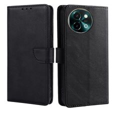 Per vivo Y38 5G / T3x Custodia per telefono in pelle con fibbia a ribalta con texture di vitello globale (nero)