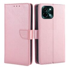 Per vivo Y28 4G Custodia per telefono in pelle con fibbia a ribalta con texture in vitello (oro rosa)