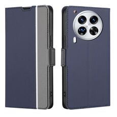 Per Tecno Camon 30 Premier 5G Twill Texture Custodia in pelle con pulsanti laterali (blu)