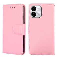 Per vivo iQOO Z9x 5G Custodia in pelle con texture di cristallo (rosa)